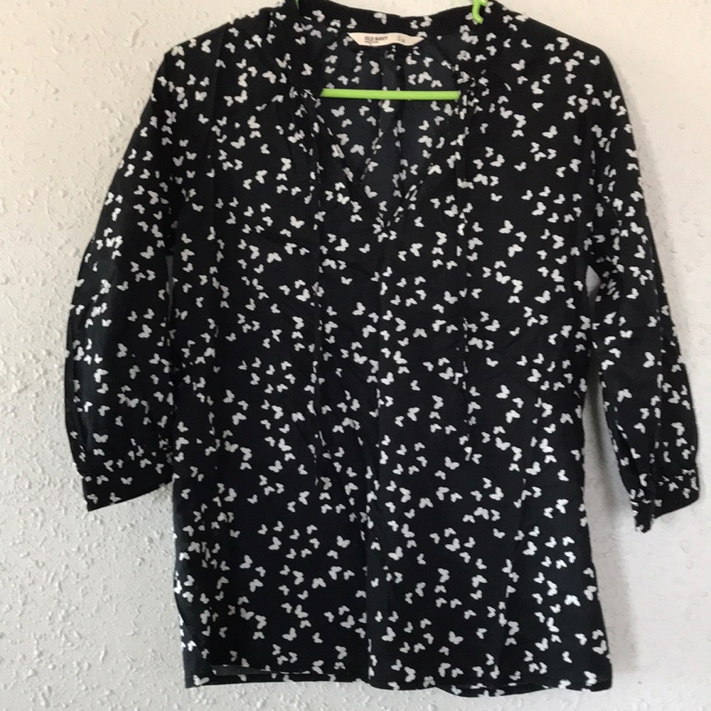 Old Navy butterfly blouse